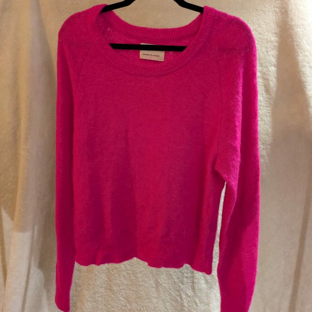 Samsoe and Samsoe Hot pink Size Medium sweater - Cashmere